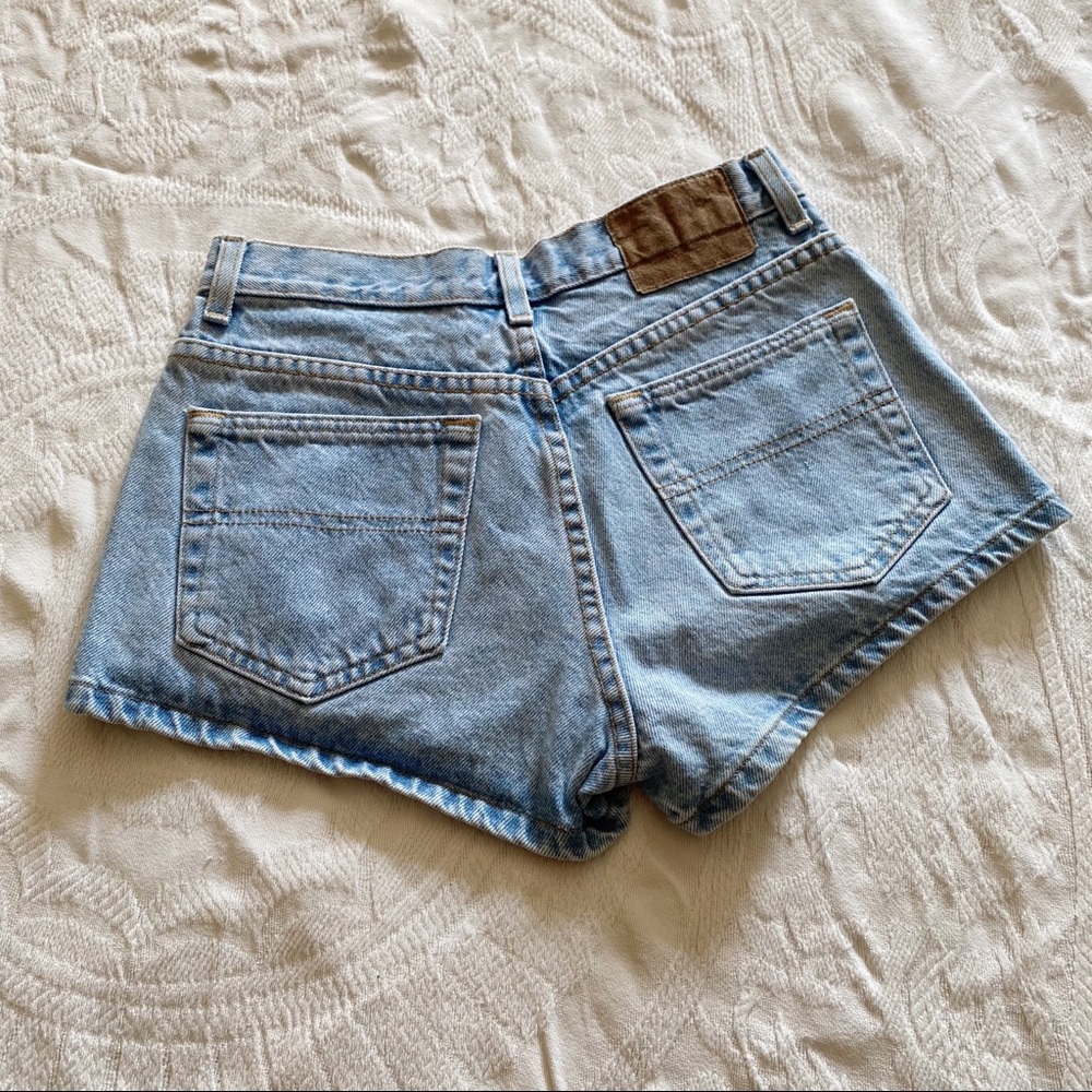 Vintage Light Blue Denim Jean Shorts